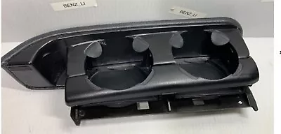 2000 Mercedes W220 S600 S500 S430 Armrest Cupholder Leather Black • $75