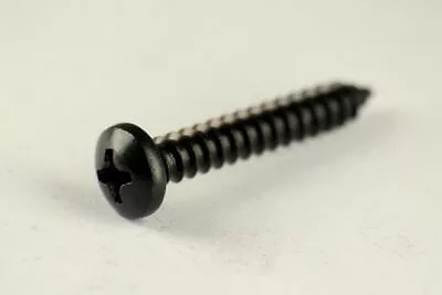 No8 4.2mm Black Stainless Steel Phillips Pan Head Self Tapping Screws Pozi Pili • £3.58