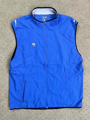 Mountain Hardware Lightweight Packable Vest Mens XL Hiking Camping Blue  • $30