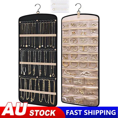 Earrings Hanger Bags Hanging Jewelry Organizer Necklace Display Holder Stand AU • $6.59