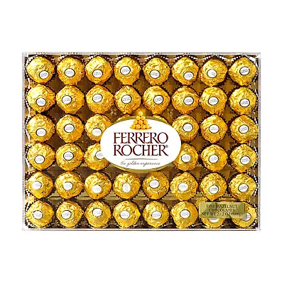 Ferrero Rocher Hazelnut Fine Milk Wafer Premium Chocolate 600g 48 Piece Box Gift • $39.99