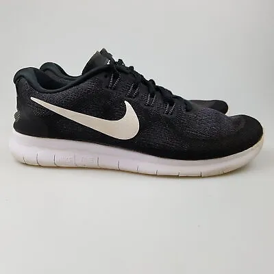 Women's NIKE 'Free RN' Sz 7.5 US Runners Shoes Grey Black | 3+ Extra 10% Off • $38.49