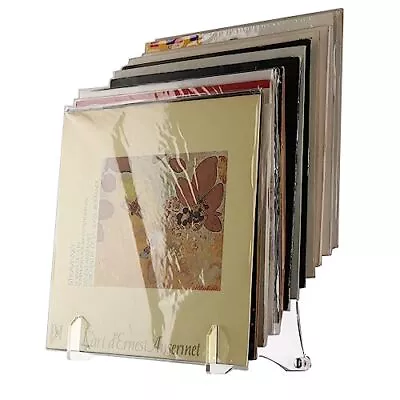 Vinyl Record Holder Vinyl Record Display Rack Wall MountStepped Acrylic Vinyl... • $35.51