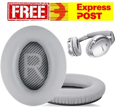 Replacement Ear Pads For Bose QuietComfort 25 / 35 II (Silver/Grey) Cushions New • $38.94