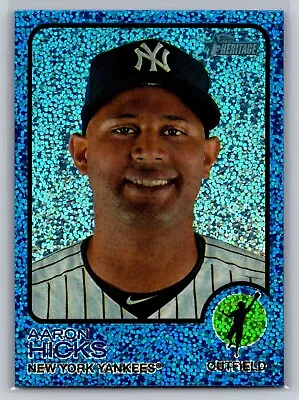 2022 Topps Heritage High Number | Complete Your Set! | BLUE SPARKLE #501-725 • $1.99