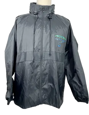 Batman Forever - Packable Full Zip Rain Jacket Vtg Windbreaker - Mens XL 1995 • $44.99