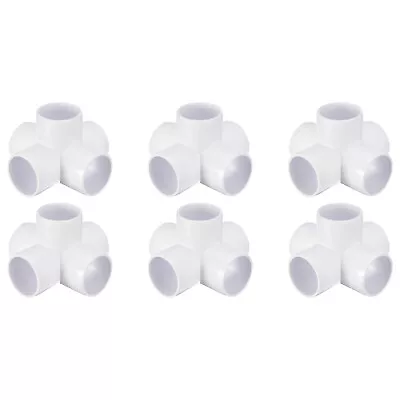 6Pack 5 Way PVC Fittings 1/2 Inch PVC Pipe Fitting Connectors • $58.72