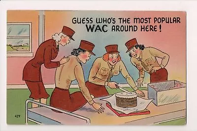 Military Comic Postcard - MOST POPULAR WAC - SW0094 • $6