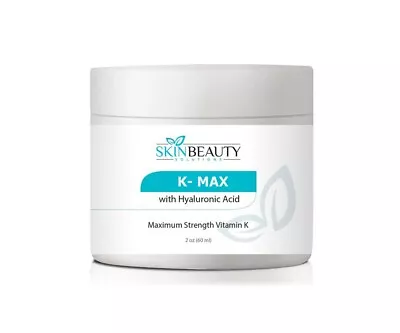 K-Max With Hyaluronic Acid All Natural Maximum Strength Vitamin K Cream • $28