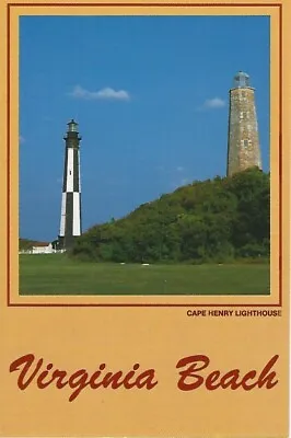 Cape Henry Lighthouses - Virginia Beach Virginia • $0.75