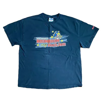 Vintage 2002 Tony Hawk’s Boom Boom Huck Jam Skateboarding T-Shirt Sz XL • $50