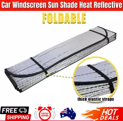 Car Windscreen Sun Shade Heat Reflective Windshield Front Rear Window UV Block • $7.31