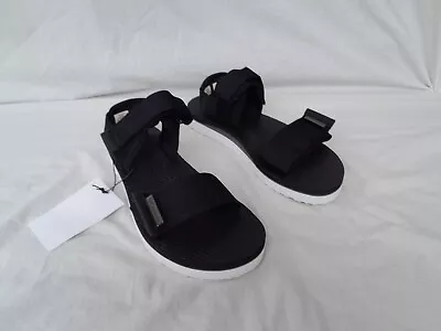 New Women's Columbia Via Sandal BL8473 - 012 Black/White With Box • $22