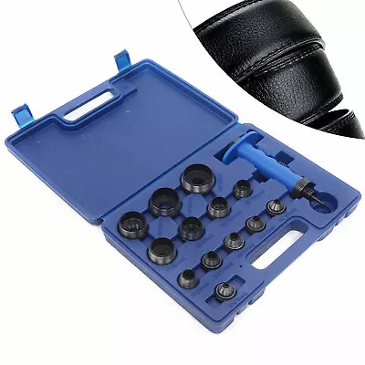 14 PSC Hollow Hole Punch Set Steel 5mm-35mm For Cutting Plastic Rubber Leather • $22.80