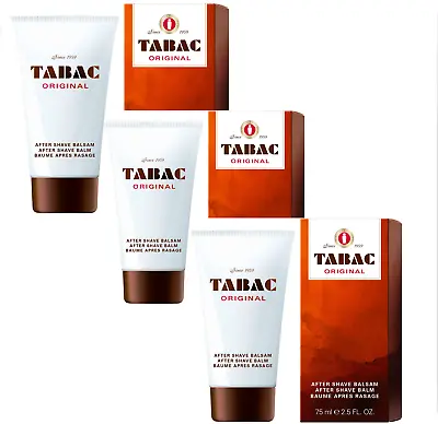 3X Tabac Original Aftershave BALM 75ml • £24.99