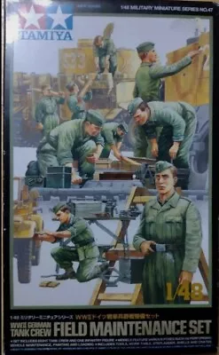 Tamiya 32547 WWII German Tank Crew And Field Maintenance Set 1:48 Scale • £11