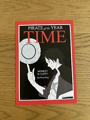 One Piece Luffy On Time Magazine - A5 Art Print Poster By JPixel DigiArt • $10