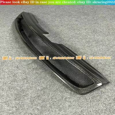 Carbon Fiber Front Mesh Grille For Infiniti G G35 For Nissan Skyline 03-04 Sedan • $190.63