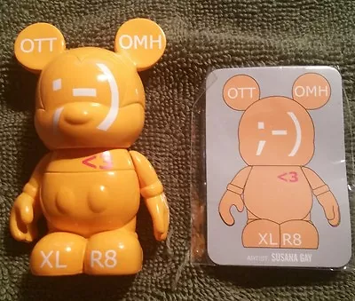 Disney 3  Vinylmation Urban #6 Orange Texting Figurine With Card • $8.95