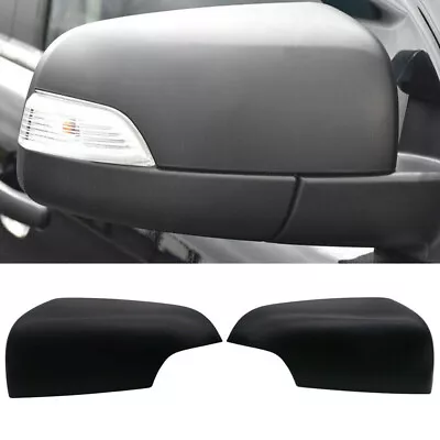 Black Side Mirror Cover For Ford Ranger PX PX2 PX3 XL XLT XLS Wildtrak 2012-2022 • $38.94