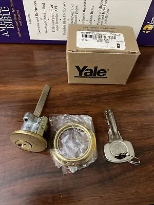 YALE LOCK 1109 RIM CYLINDER Up To 26 KEYED ALIKE (2) KEYS LOCKSMITH New 3502 • $17.99