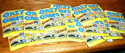 (15) 1973 Fleer Crazy Magazine Covers Wax Wrappers No Cards Just Wrappers & Gum • $29