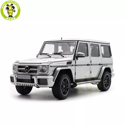 1/18 Mercedes-AMG G63 Benz AUTOart 76323 Silver Model Car Gifts For Friends • $169.92