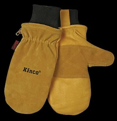 Kinco 901T Cold Weather Pigskin Leather Mitten Thermal Lined Waterproof Ski Mitt • $41.99