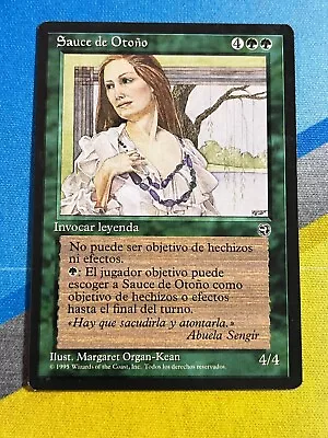 Magic The Gathering MTG Homelands AUTUMN WILLOW Spanish • $1.75