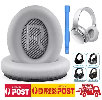 Replacement Bose Ear Pads QC25 Cushions QuietComfort 35 Ii/QC45/QC15/QC25 Silver • $37.99