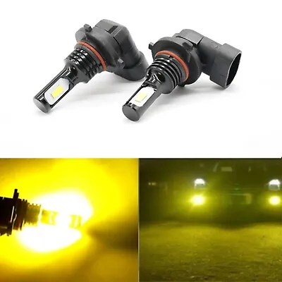 2x HB4 9006 12V 100W 3000K Yellow LED Car Fog Lights Lamp Globes Bulbs • $22.38