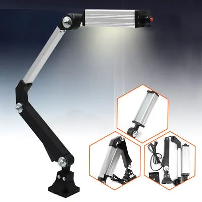 LED Worktable Light Bench Milling Machine Work Light Swing Arm Lamp 6000K  • $33.25