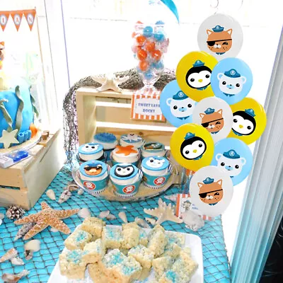 Octonauts Kids Birthday Party Supplies Decor Balloon Cup Plate Tableware Banner • £3.61