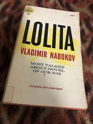 Lolita By Vladimir Nabokov Paperback 1959 Crest Giant US 2nd Printing Filth • $12