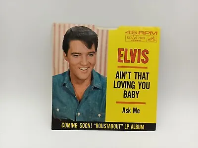 Aint That Loving You Baby Elvis Presley 45 RCA 47-8440 Picture Sleeve Only Read • $29.99