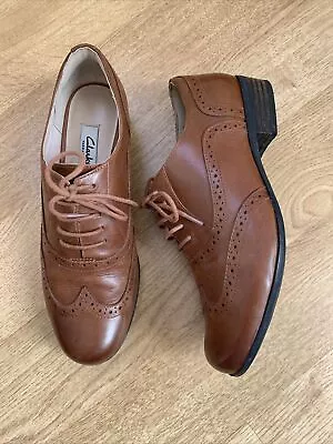 £21.99 • Buy Womens Hamble Oak Tan Brown Brogue Shoes Size 6D