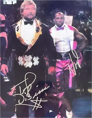 Ted DiBiase Virgil Multi Signed Autographed Photo  Million Dollar Belt  WWF • $19.99