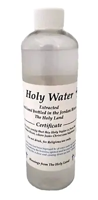 100% Pure Blessed River Jordan Holy Water Large Bottle From The Holy Land • £13.79