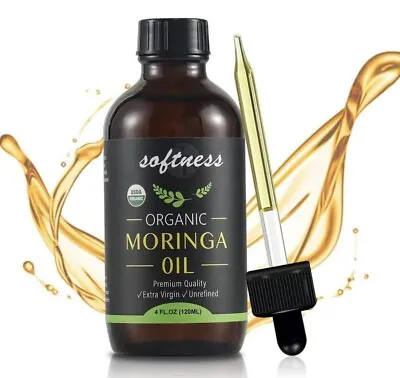 Moringa Oil USDA Certified Organic 100% Pure Cold-Pressed - 4oz • $12.50