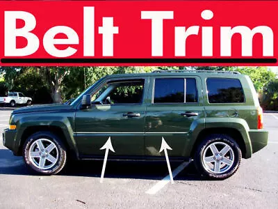 $25.89 • Buy For Jeep PATRIOT Chrome Body Side Molding Trim Kit 2007-2010 2011-2016