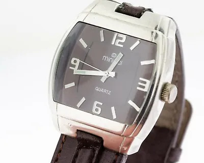 Men's Minicci Brown Dial 39mm Quartz Watch • $19.95