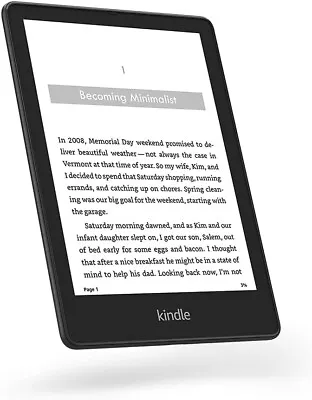 Amazon Kindle Paperwhite 3(2015) 7th Gen 3GB Wi-Fi 6  Screen-Black Wifi DP75SDI • $139