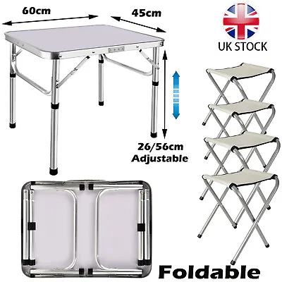 £23.90 • Buy Folding Camping Tables Chairs Garden Picnic Festival Fishing Portable BBQ Patio