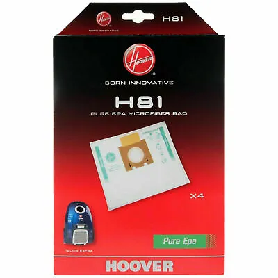 Hoover Telios Extra Tx50pet Bagged Cylinder Vacuum Cleaner Bags H81    35601865 • £15.95