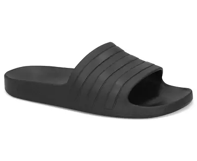 Adidas Unisex Adilette Aqua Slides - Core Black • $37.55