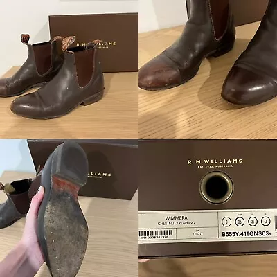 Rm Williams Boots Woman’s  Size 36 UK 3.5 Chestnuts Wimmera • $200