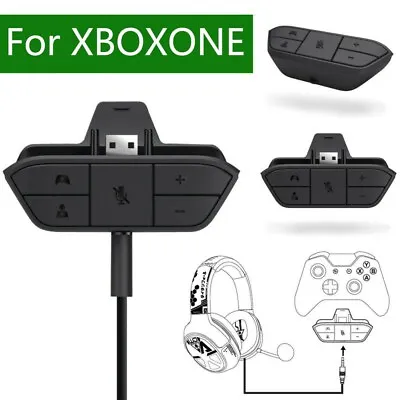 Stereo Headset Adapter Audio Mic Converter For Xbox One Controller • $55.79