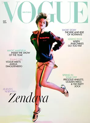 British Vogue UK Magazine May 2024 Always Serving Zendaya • $22.99