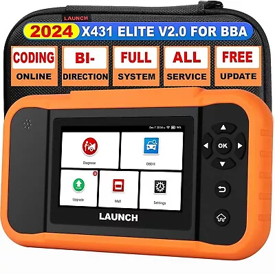 LAUNCH X431 Elite 2.0 OBD2 Scanner Diagnostic Tool For BMW/Mercedes-Benz/Audi • $169