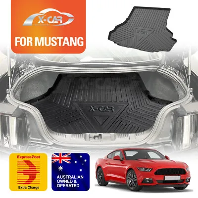 $59.95 • Buy Premium Cargo Trunk Mat For Ford Mustang 2015-2023 Luggage Tray Boot Liner